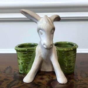 California pottery - Laguna Brayton ceramic burro planter figural